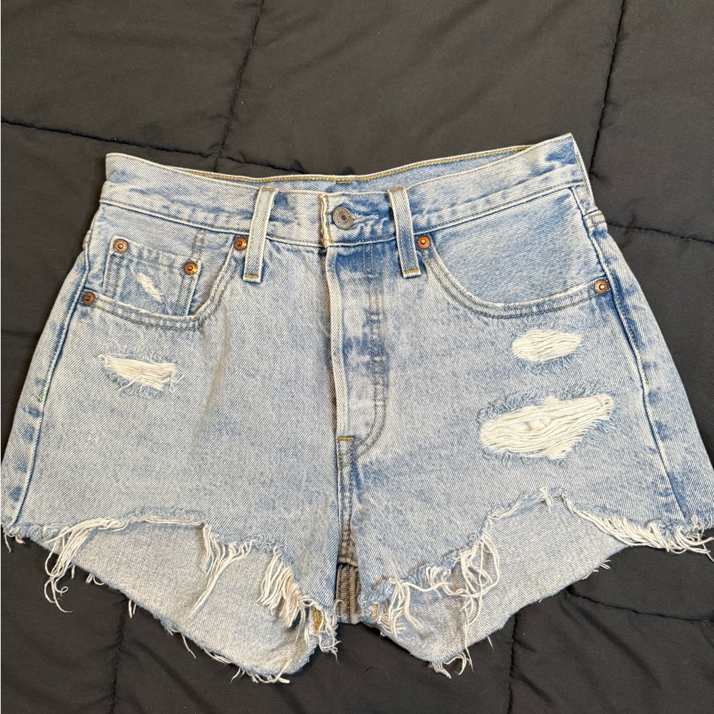 Levi’s 501 Light Wash Denim Shorts